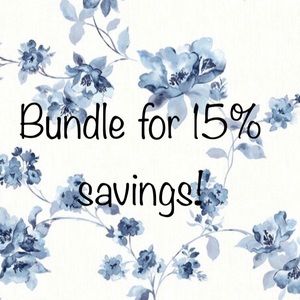 Bundle for 15% savings!